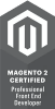 We have earned the Magento 2 Front-end certification